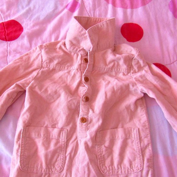 Old Navy 12-18 Months Beige Carduroy Bodysuit - Picture 1 of 3
